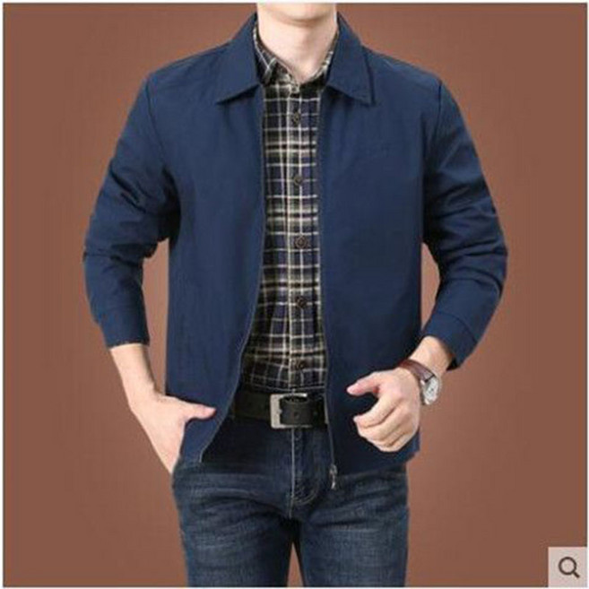 중년 남성 자켓 봄 가을 캐주얼 비즈니스룩 얇은 코트 아우터 슬림핏 코디 아빠 점퍼 상의 WMY