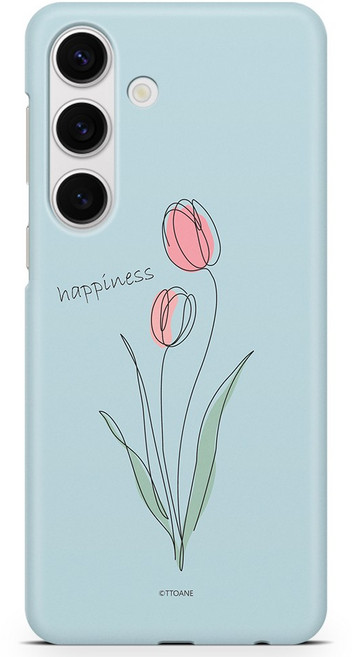 갤럭시A35 케이스 튤립 디자인 하드