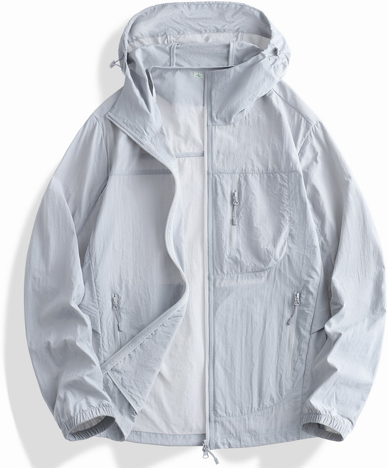 에버유어스 여름 바람막이 남성 자외선 차단 경량 자켓 후드집업