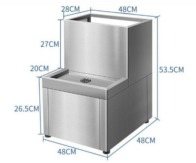 스텐 전기온수기 받침대 스탠드 업소용 정수기 대형 디스펜서 스테인리스 카페 식당 거치대, D. (90-120L) 받침대
