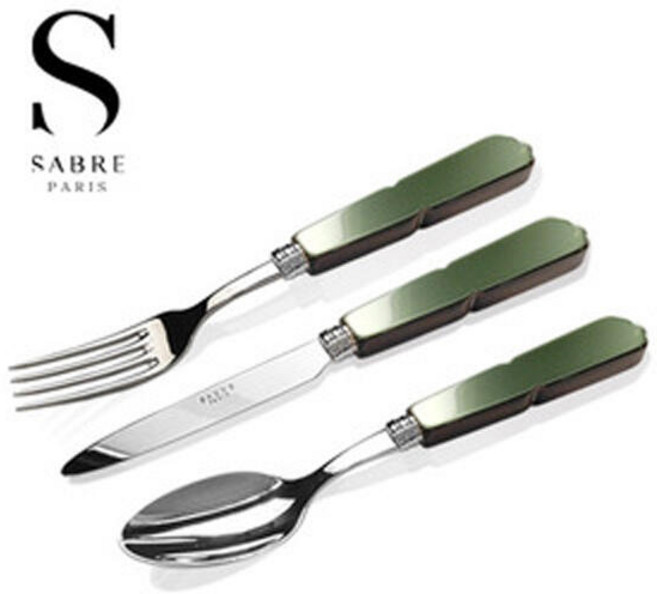 아트박스/사브르 [사브르] 구스타브 디너 커트러리 3종세트 (모스), 1개, 단품없음