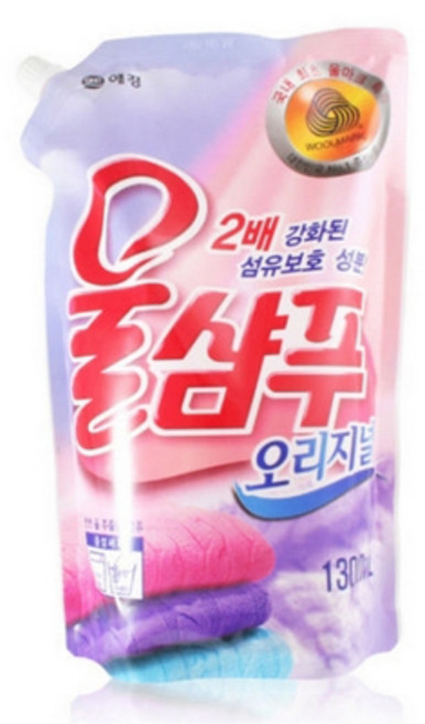 울샴푸 오리지널 울세제 리필, 1.3L, 1개