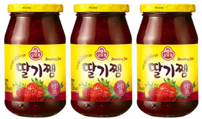 오뚜기 딸기쨈, 850g, 3개