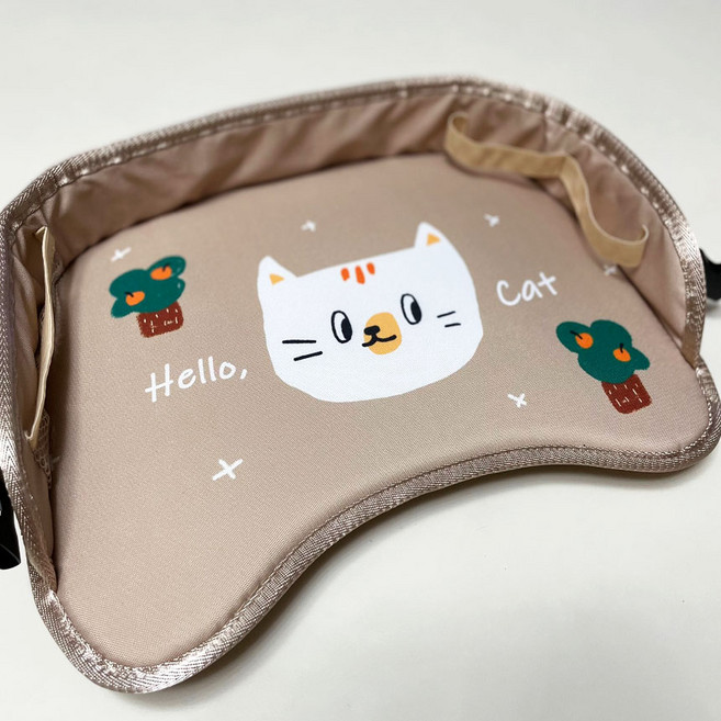 [루나스토리] 메쉬 방수 카시트 트레이 테이블 식판_옵션선택, 코끼리, 1개