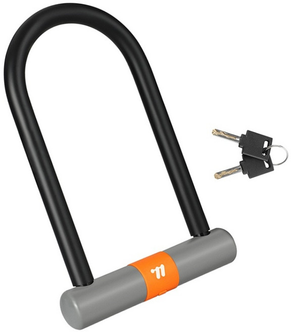 시그니처베이지 전기 자전거 킥보드 자물쇠 관절락 유락 YPZ109, 1개, 블랙그레이