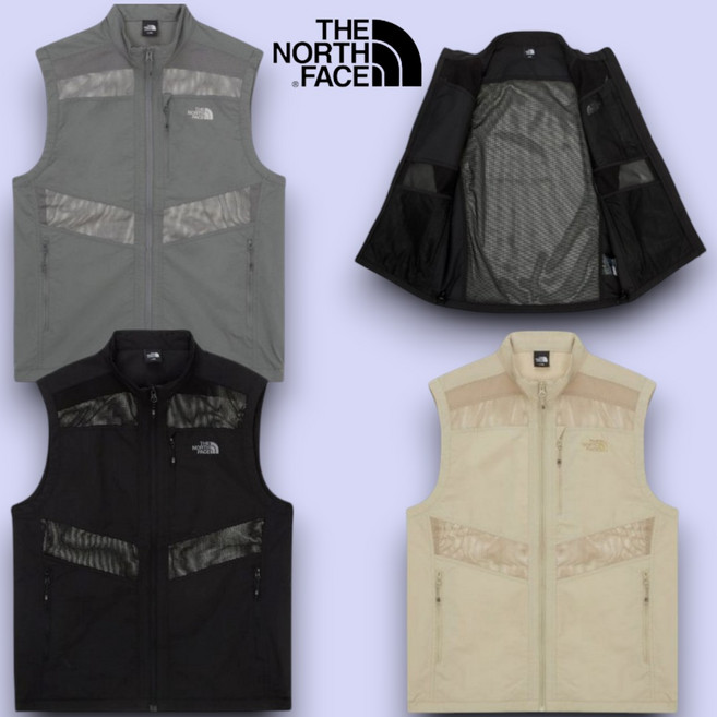[100%매장정품] 노스페이스 남성 여름 조끼 25SS 낚시 등산 메쉬 망사조끼 베스트