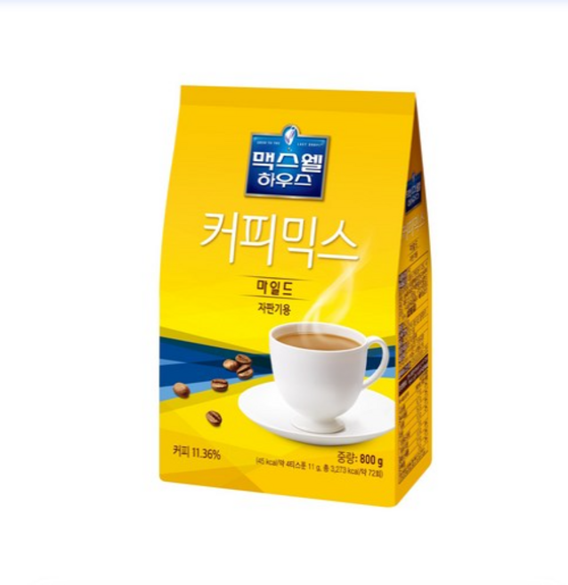 동서 맥스웰 마일드 커피믹스(자판기용) 900g, 800g, 1개입, 10개