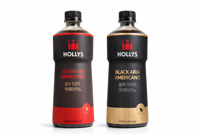 할리스 시그니처 아메리카노 +블랙아리아 아메리카노 (총 ), 1개, 550ml