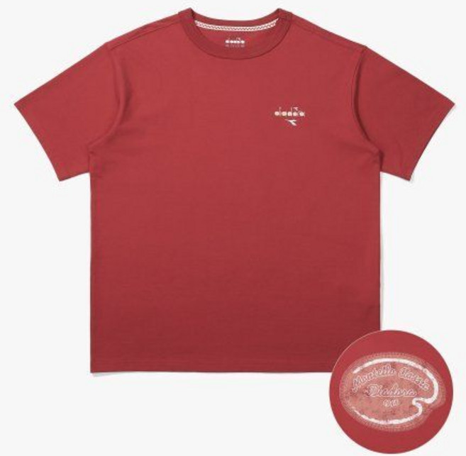 디아도라 몬텔로 라운드 티셔츠 RED