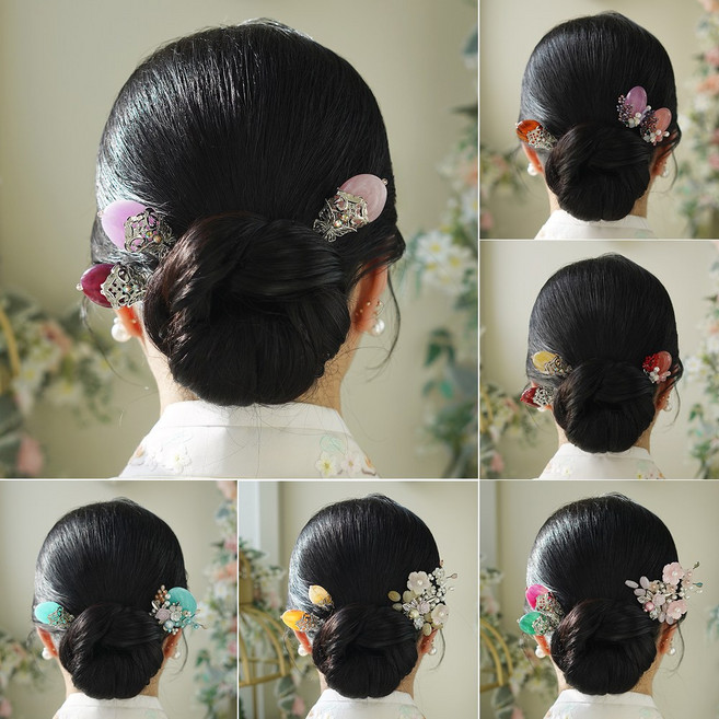 살롱드메리 왕후 한복비녀 한복뒤꽂이 혼주뒤꽂이