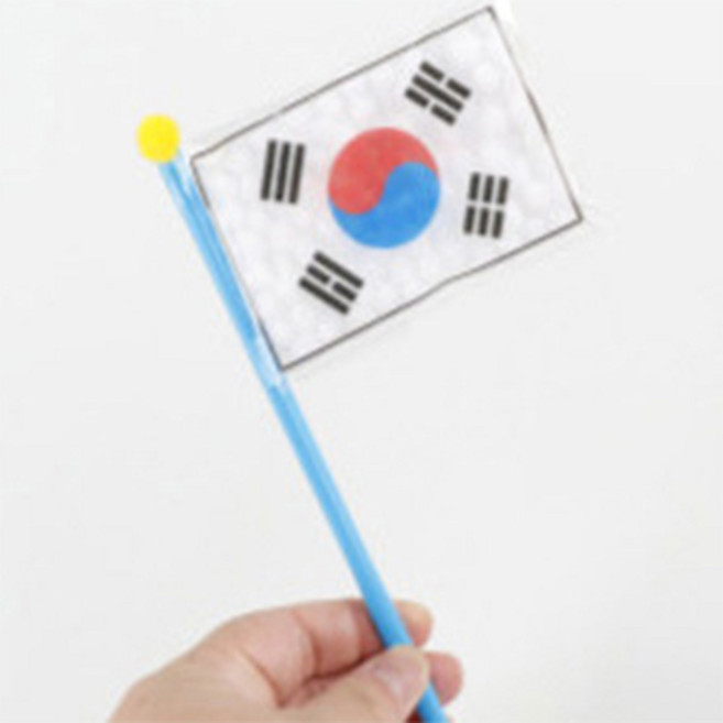 DIY 나만의 태극기 피리 만들기 키트 10개입 세트, 1개