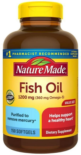 네이처메이드 피쉬오일 1200mg 소프트젤 150정, 네이처메이드 피쉬오일 1200mg 소프트젤 150정 6, 1개 - 쿠팡