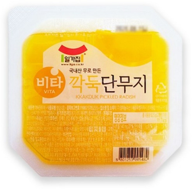 일가집 깍둑단무지, 20개, 150g
