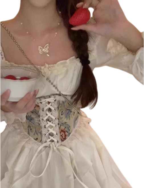 개화기의상 프랑스 경성의복 르네상스 졸사컨셉 공주풍 공연복 숲 스타일 레트로