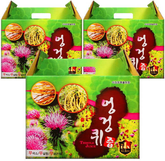 엉겅퀴즙 국내산 엉겅퀴 진액 추출액, 100ml, 180개
