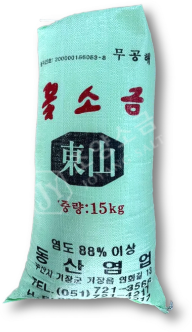 동산꽃소금 15KG(국내제조) 식당용 조리용 재제염, 1개, 15kg