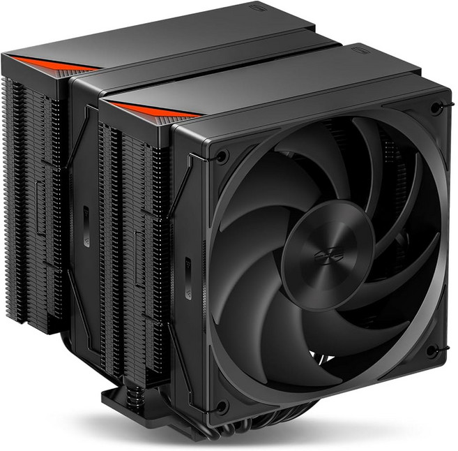 PCCOOLER RZ620 CPU 쿨러 TDP 에어쿨러 듀얼 타워 팬 6 히트파이프 냉각 시스템 3가지 모드 PWM 사일런트 팬 인텔 LGA 115X/1200/1700용 이지, RZ620 BK, 1개