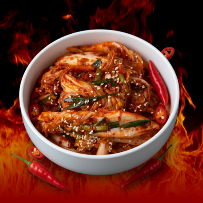 [당일생산/당일발송] 윤가네 맛있게 매운 실비겉절이 : 2단계(불닭), 1개, 1kg