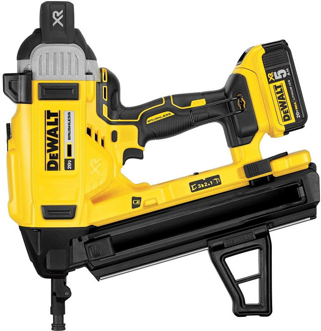 디월트 18v(20v)브러쉬리스 고성능 무선 고속 충전타카 콘크리트네일러 DCN890N 본체(공구함 포함), 옵션1-본체, 1개