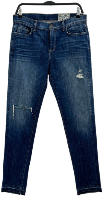 씨위 여성 찢청 데님 진