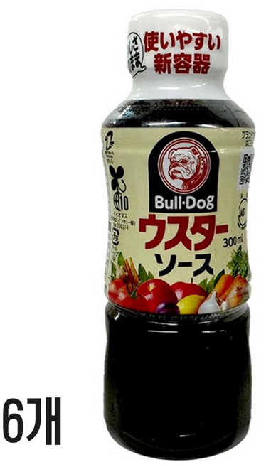 불독 우스타 소스 300ml, 6개