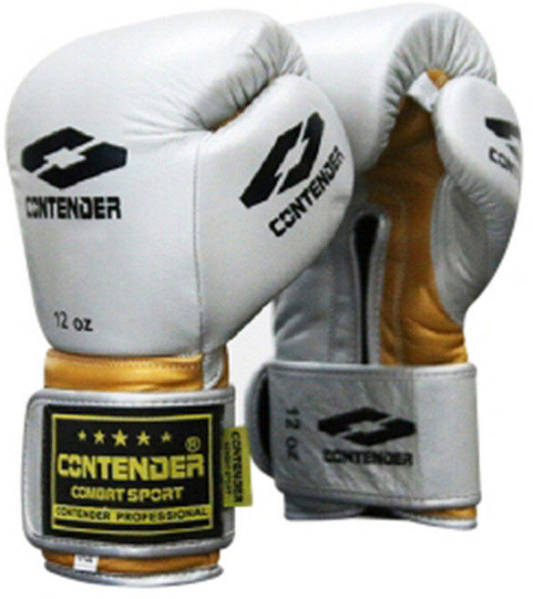 컨텐더 아레스 천연가죽 복싱 글러브 MMA, 1개, 실버