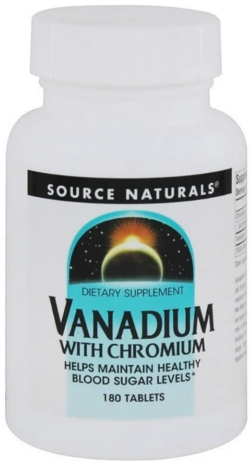 소스내추럴스 바나듐 바나디움 크로뮴 크롬 180정 Chromium Vanadium, 1개 - 쿠팡