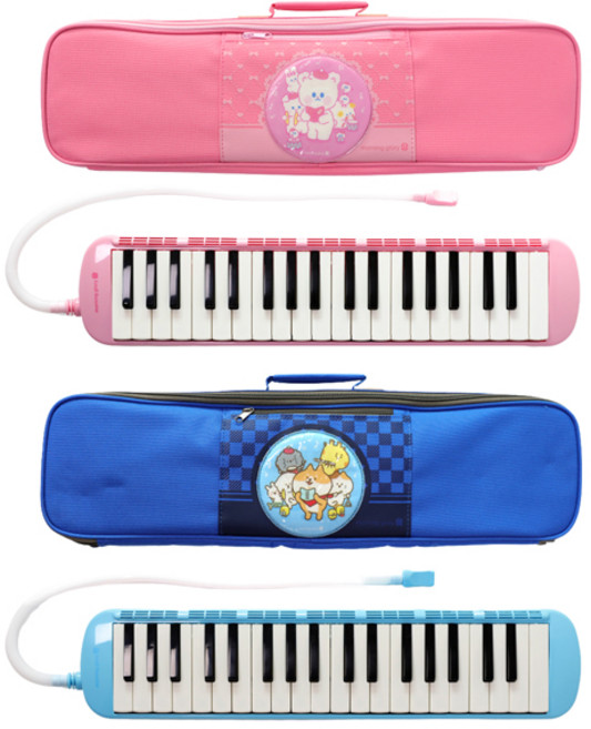 [모닝글로리] 솜솜이 댕댕이 멜로디언 핑크 블루 학습준비물, 1개