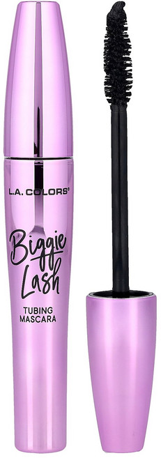 L.A. Colors 비기 래시 튜빙 마스카라 CBMS812 블랙 12ml(0.41fl oz) Colors (엘에이 컬러스), L.A. Colors, 비기 래시, 튜빙 마스카라, C, 1