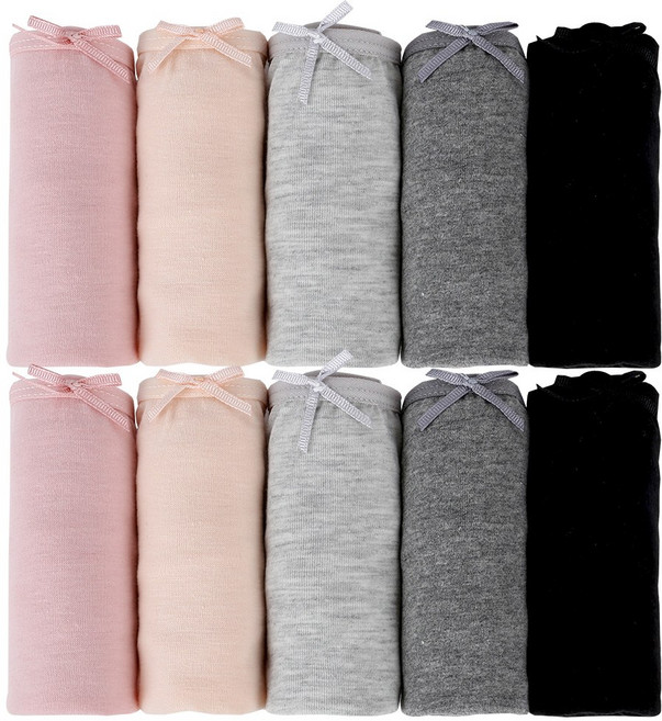 예스플러스 베이직 면스판 팬티 미디201 10P