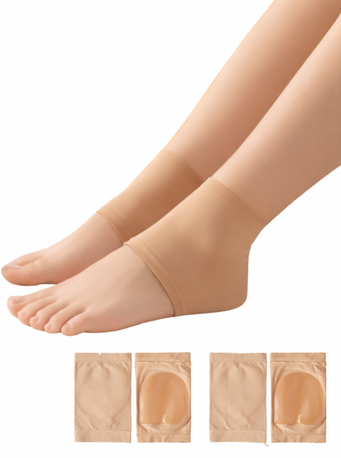 쥬커머스 뒤꿈치 보습 패드 각질케어 발 뒷꿈치 실리콘 보습양말, 100g, 2개, 2개입