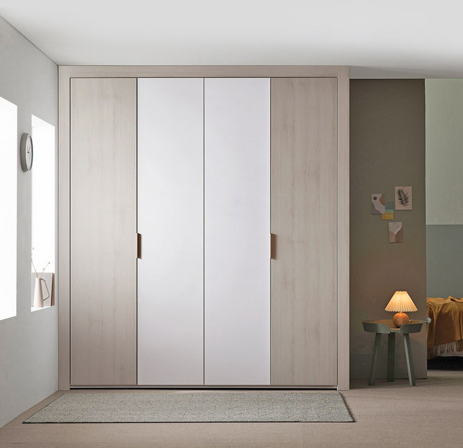 보루네오 이노 작은방 붙박이장 맞춤가구 여닫이 210cm 7자, 콤비 210cm