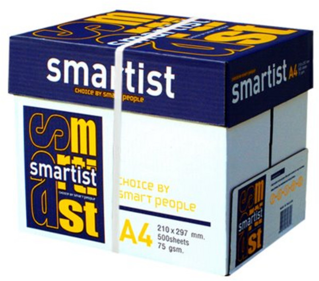더블에이 스마티스트 A4용지 75g 2500매 1박스 에이포 더블A 복사용지