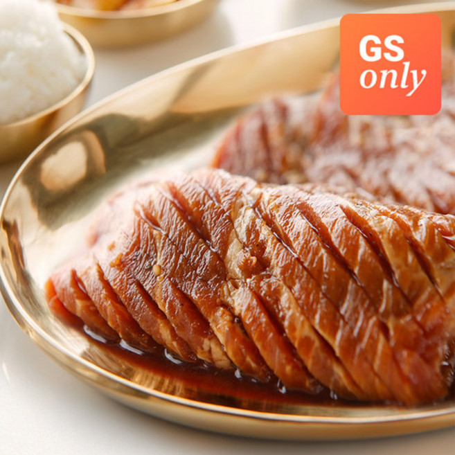 [정돈공방] 저온숙성 칼집 돼지목살 왕구이 600g x 6팩 3.6kg, 6개