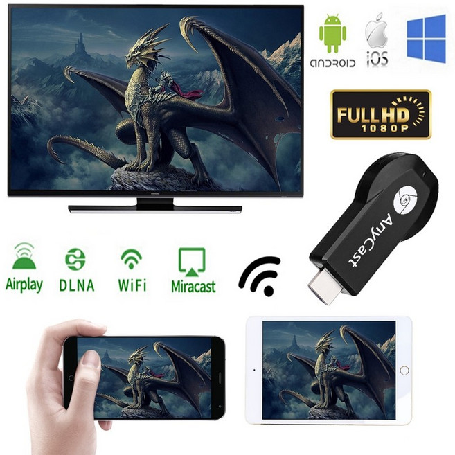 동글 wecast 애니캐스트 m2 plus airplay miracast 미러 수신기, 1개