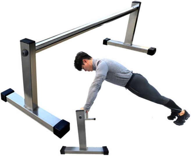 헬스타운 푸쉬업바 복근운동 팔굽혀펴기 스텐푸시업바 풋샵 군부대 관공소