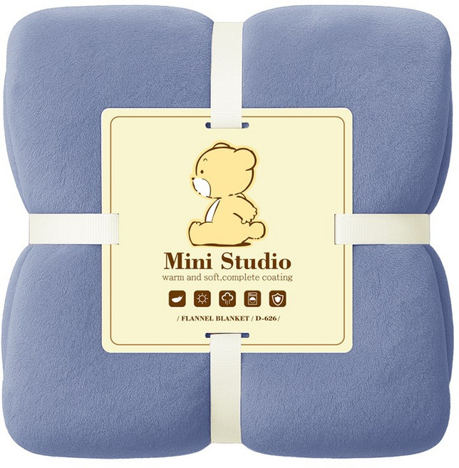 Mini Studio 法蘭絨雙面磨毛毛毯 溫暖舒適