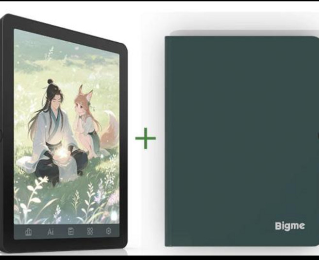 이북리더기 전자책 빅미 6인치 B6 컬러 전자잉크 리더 300PPI 4GB64GB 안드로이드14 구글 플레이 시스템 탑재 태블릿, 1)Black