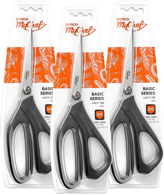 도루코 뉴베이직 가위 100A 주방가위 도루코주방가위 1개, 2개