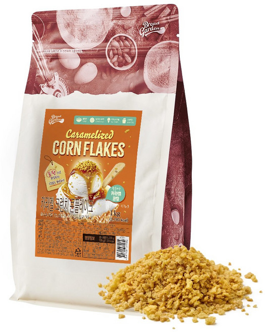 [비타그레인]카라멜 크런치 콘플레이크(토핑용), 1개, 1kg