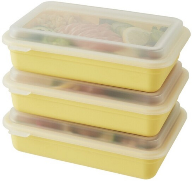 락앤락 DosiLock 밀프랩 1단 도시락, YELLOW, 1개