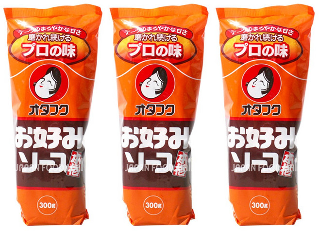 오타후쿠 오꼬노미 소스, 300g, 3개