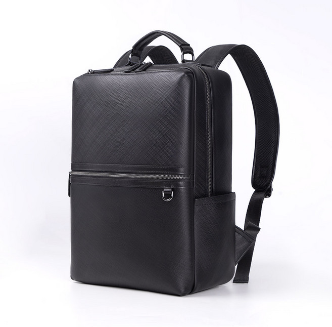 Mimi Market 남자 천연 소가죽 백팩 16인치 노트북 가방 출퇴근 데일리 백팩