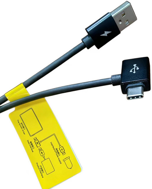 CARPLAY電源線 解決車機供電不足 穩定CarPlay不斷線 支援USB-A車機, TypeC款黑色, 1個, 80cm