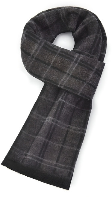 다원 남성 겨울 보들 체크목도리 머플러