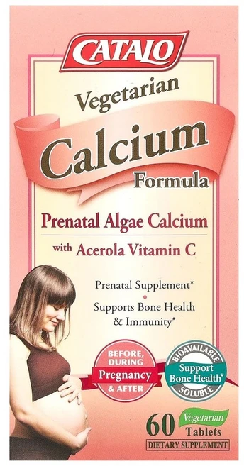 CATALO 베지 칼슘 포뮬라 임산부용 해조류 칼슘 아세로라 비타민C 함유 정제 60정 CATALO (카탈로), CATALO, 베지 칼슘 포뮬라, 임산부용 해조류 칼슘, 1개 - 쿠팡