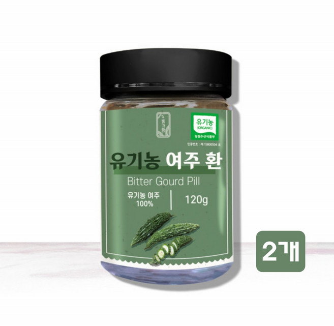 유기농 여주환 국산 100% 당당 여주 환, 2개, 100g