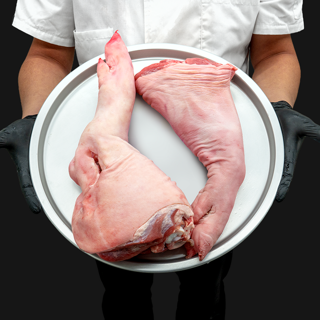 고기생각 국내산 한돈 돼지 장족 냉장 4.2kg 족발 족구이, 통족발 커팅X, 1개