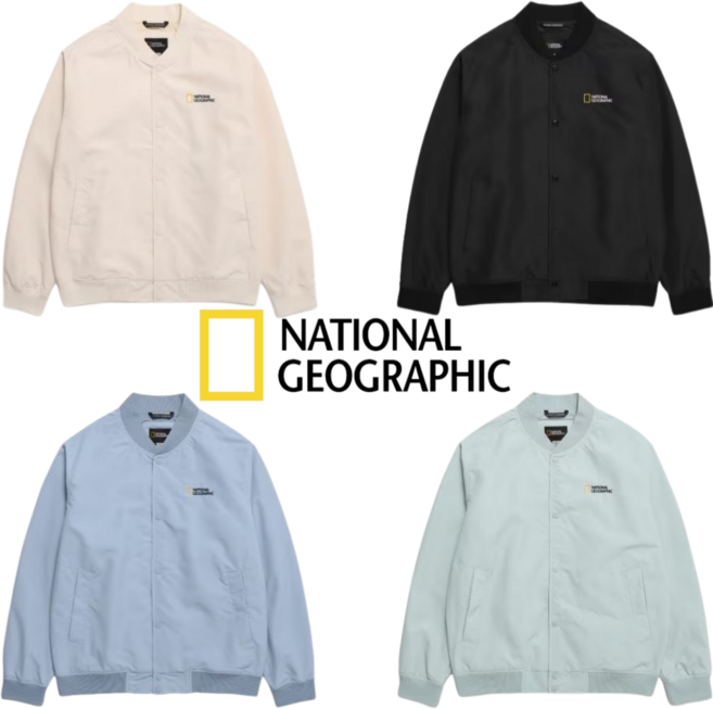 국내매장정품 내셔널지오그래픽 남성 자켓 NATIONAL 남성 봄자켓 스타디움 점퍼 남자 캐주얼 자켓 데일리 남성 자켓 남자 항공점퍼 항공자켓 바시티 자켓 남성 간절기 아우터