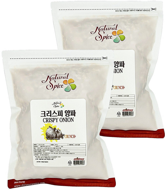 내츄럴스파이스 크리스피 양파, 2개, 400g